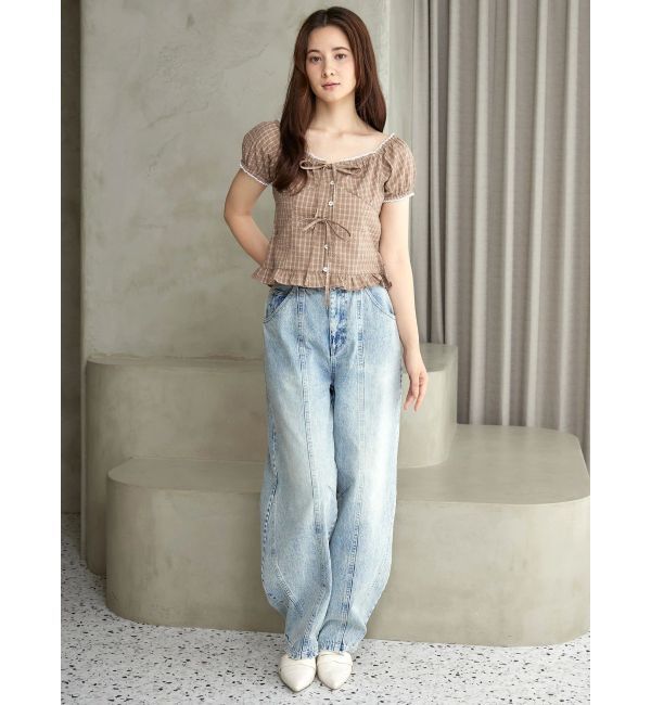 CALNAMUR「フリルカラーシャツ」|シャツ・ブラウス|