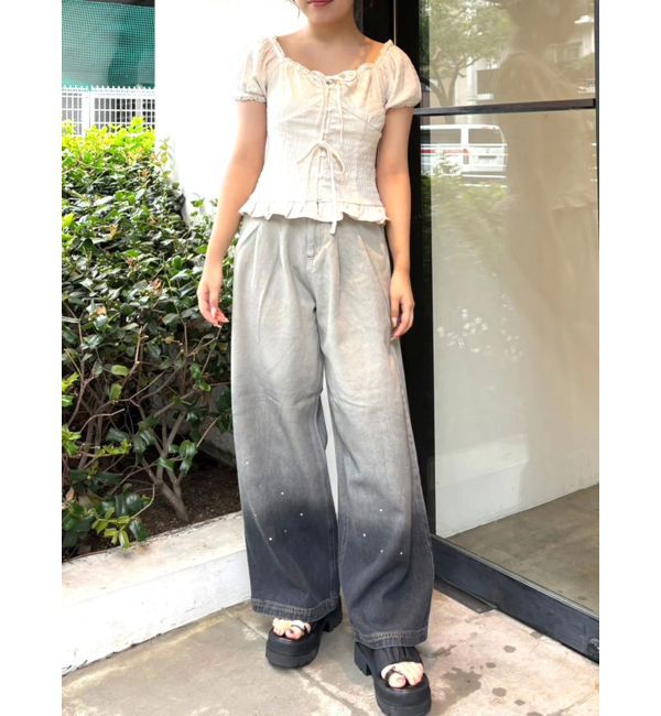 CALNAMUR「フリルカラーシャツ」|シャツ・ブラウス|