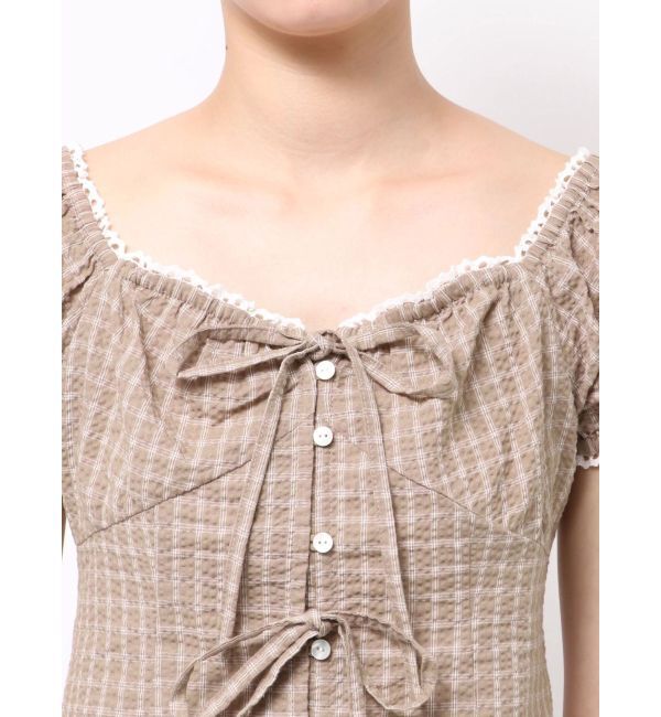 CALNAMUR「フリルカラーシャツ」|シャツ・ブラウス|