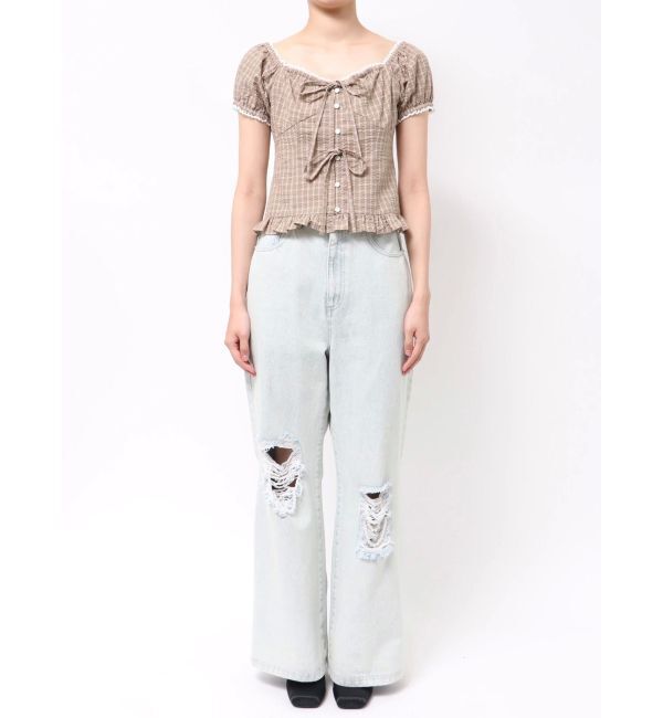 CALNAMUR「フリルカラーシャツ」|シャツ・ブラウス|