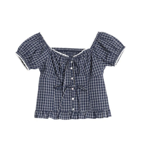 CALNAMUR「フリルカラーシャツ」|シャツ・ブラウス|