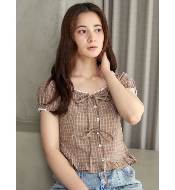 CALNAMUR「フリルカラーシャツ」|シャツ・ブラウス|