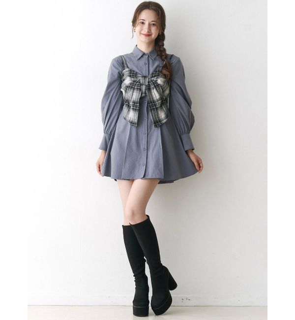 CALNAMUR「リボンビスチェ」|シャツ・ブラウス|