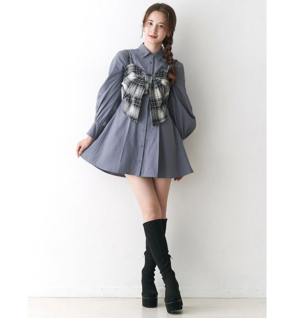 CALNAMUR「リボンビスチェ」|シャツ・ブラウス|