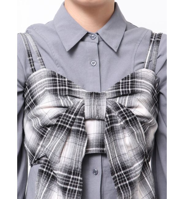 CALNAMUR「リボンビスチェ」|シャツ・ブラウス|