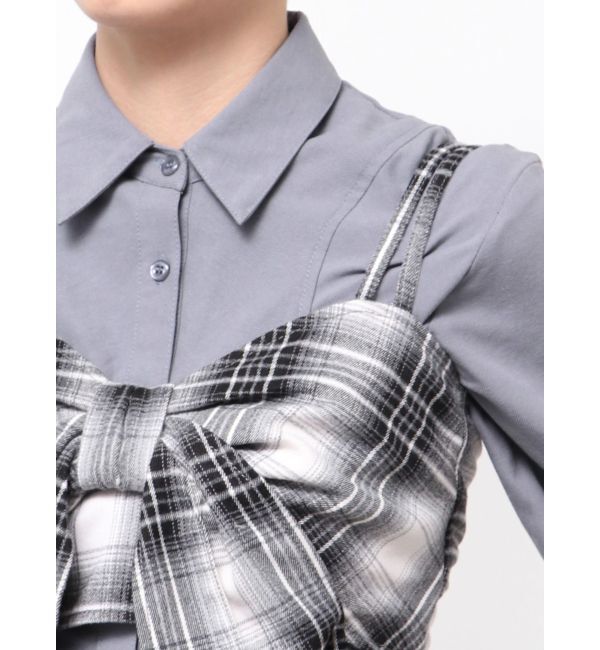 CALNAMUR「リボンビスチェ」|シャツ・ブラウス|