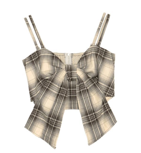 CALNAMUR「リボンビスチェ」|シャツ・ブラウス|