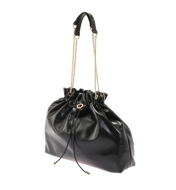 CALNAMUR「ショルダーチェーンドローストリングバッグ」|その他|