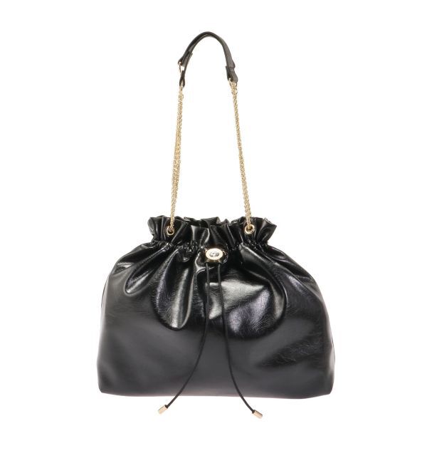 CALNAMUR「ショルダーチェーンドローストリングバッグ」|その他|