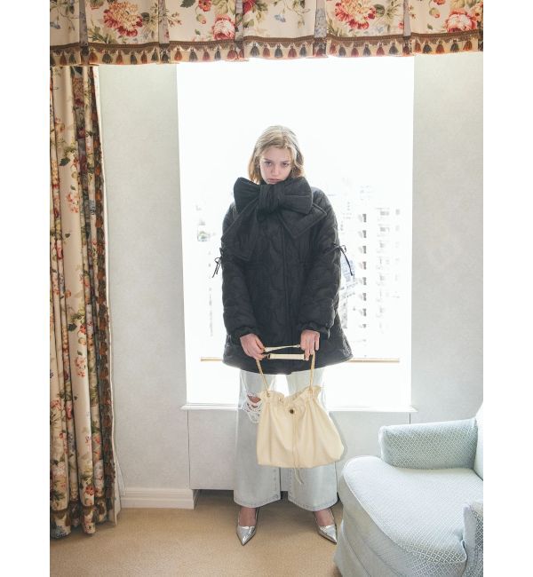 CALNAMUR「ショルダーチェーンドローストリングバッグ」|その他|