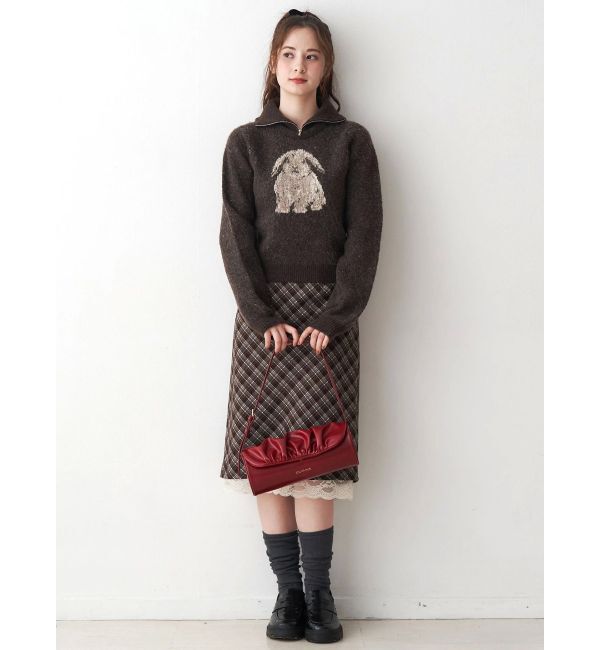 CALNAMUR「ギャザーデザイン筒形バック」|その他|