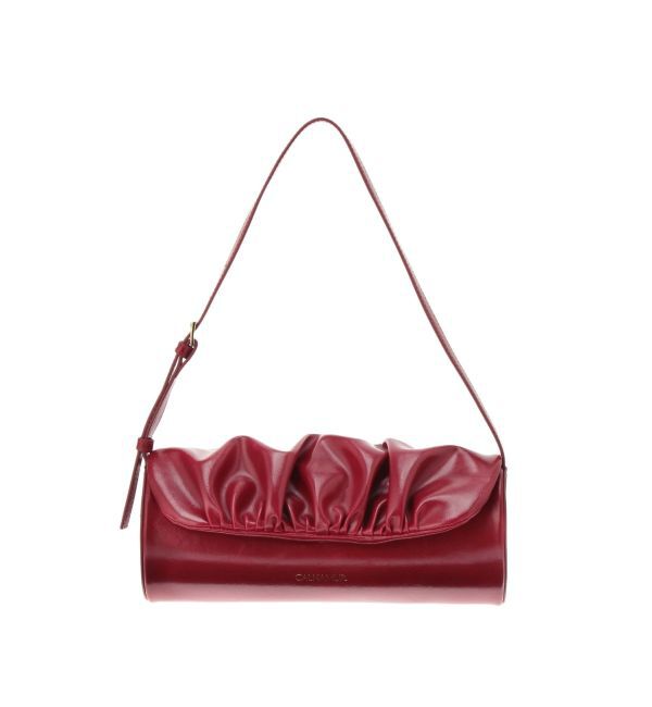 CALNAMUR「ギャザーデザイン筒形バック」|その他|