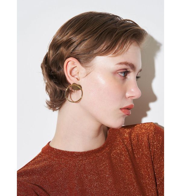 ELENDEEK「CIRCLE 2WAY PIERCE」|ピアス|
