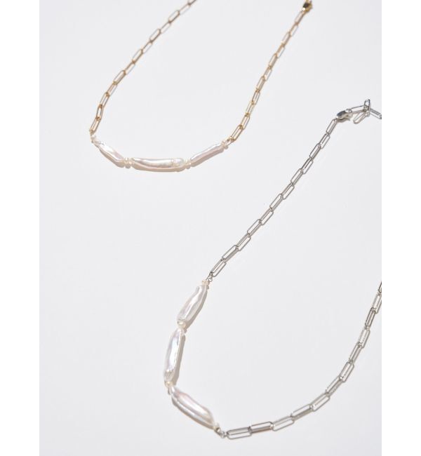 ELENDEEK「STICK PEARL NECKLACE」|ネックレス|