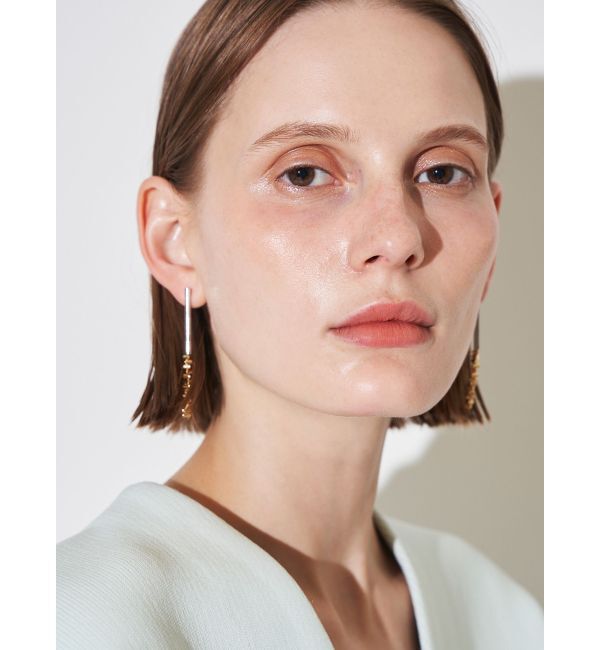 ELENDEEK「METAL BEADS STICK PIERCE」|ピアス|