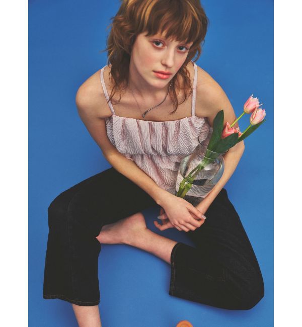 RESEXXY「ジャガードペプラムキャミチュニック【セットアップ着用可能】」|シャツ・ブラウス|