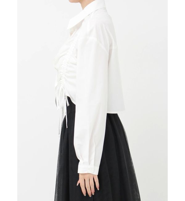 RESEXXY「ドロストリボンショートブラウス」|シャツ・ブラウス|