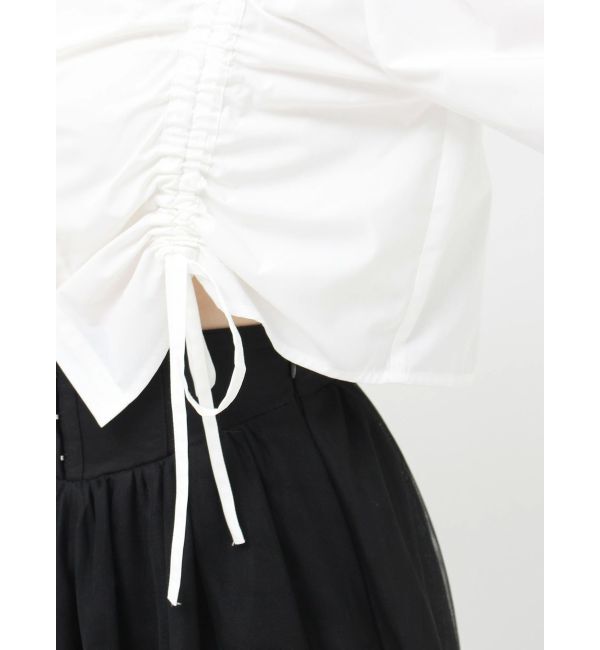 RESEXXY「ドロストリボンショートブラウス」|シャツ・ブラウス|