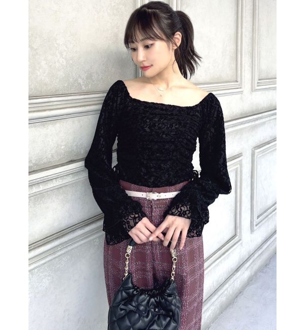 RESEXXY「ギャザーポイントブラウス」|シャツ・ブラウス|