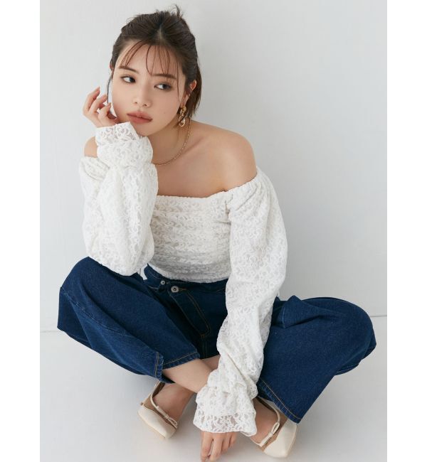 RESEXXY「ギャザーポイントブラウス」|シャツ・ブラウス|