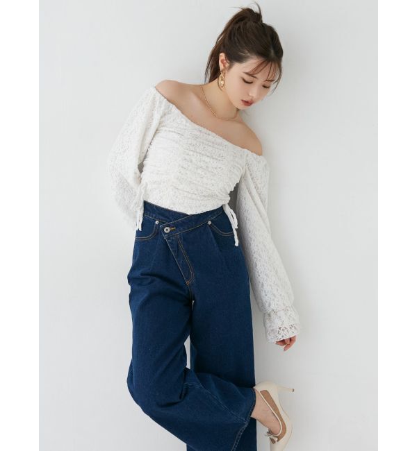 RESEXXY「ギャザーポイントブラウス」|シャツ・ブラウス|