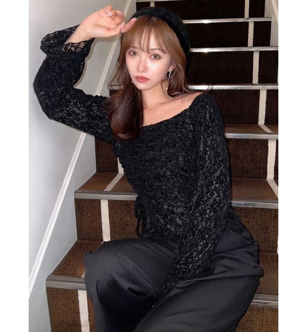 RESEXXY「ギャザーポイントブラウス」|シャツ・ブラウス|