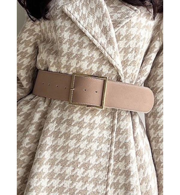 RESEXXY「ワイドベルト」|ベルト|ベージュ