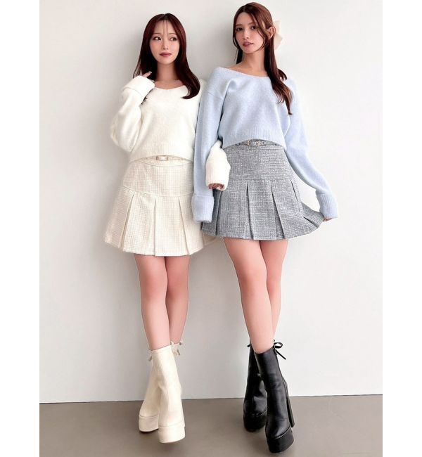 RESEXXY「バックリボン厚底ブーツ」|ショートブーツ|