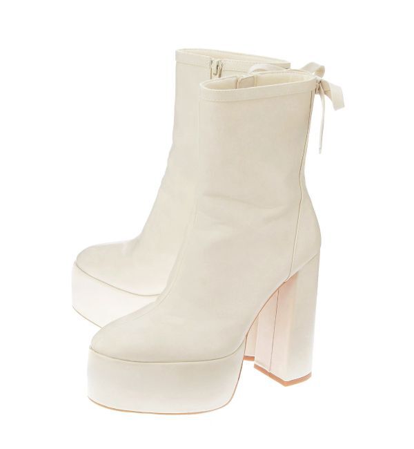 RESEXXY「バックリボン厚底ブーツ」|ショートブーツ|