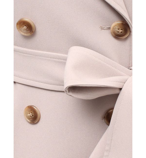 RESEXXY「カスケードフレアロングコート」|トレンチコート|