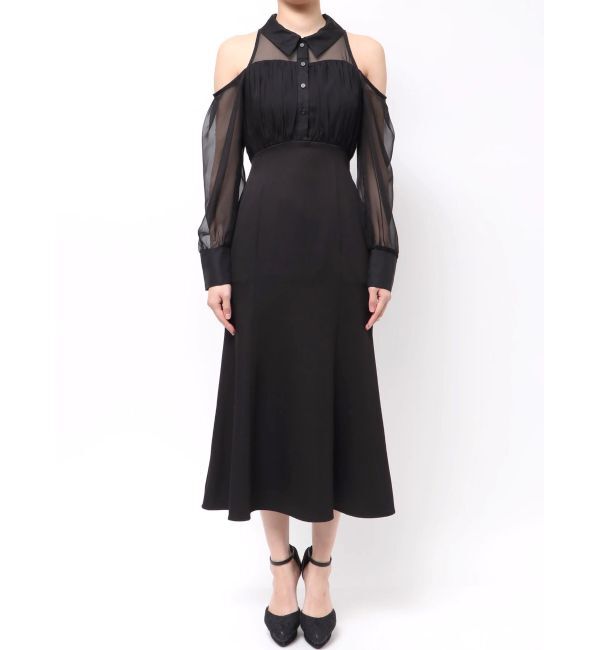 RESEXXY「シアースリーブシャツマーメイドワンピース」|ワンピース|