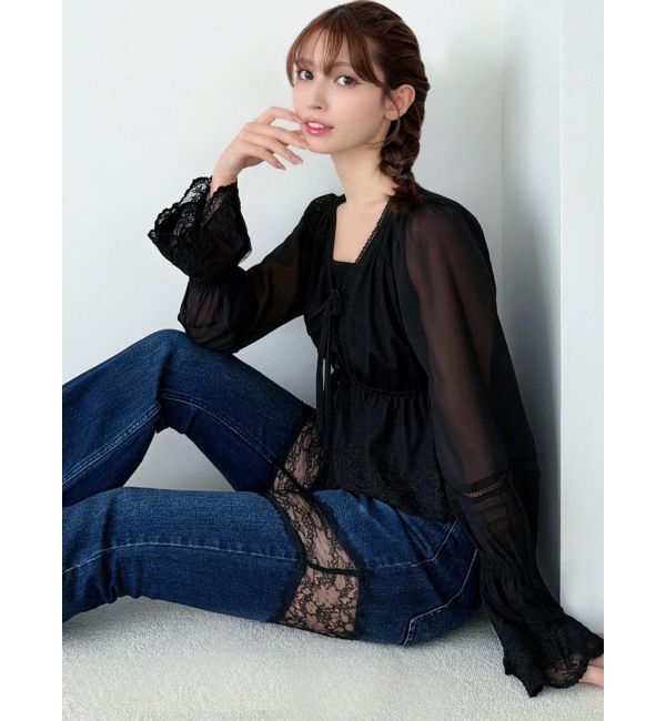 RESEXXY「エンブロイダリーレースブラウス」|シャツ・ブラウス|