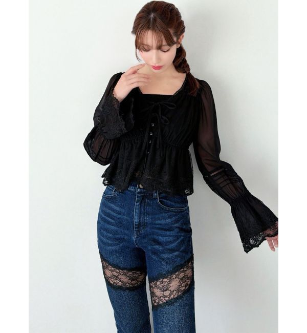 RESEXXY「エンブロイダリーレースブラウス」|シャツ・ブラウス|