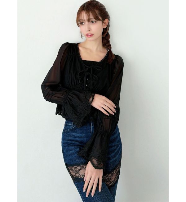 RESEXXY「エンブロイダリーレースブラウス」|シャツ・ブラウス|