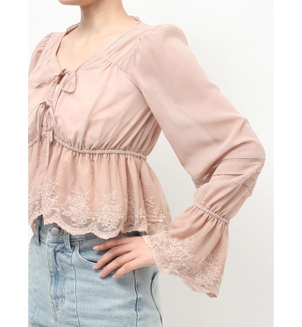 RESEXXY「エンブロイダリーレースブラウス」|シャツ・ブラウス|
