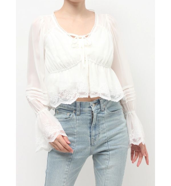 RESEXXY「エンブロイダリーレースブラウス」|シャツ・ブラウス|