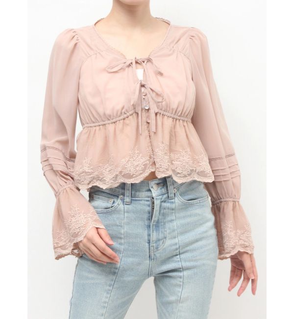 RESEXXY「エンブロイダリーレースブラウス」|シャツ・ブラウス|