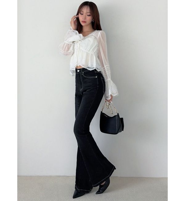 RESEXXY「エンブロイダリーレースブラウス」|シャツ・ブラウス|