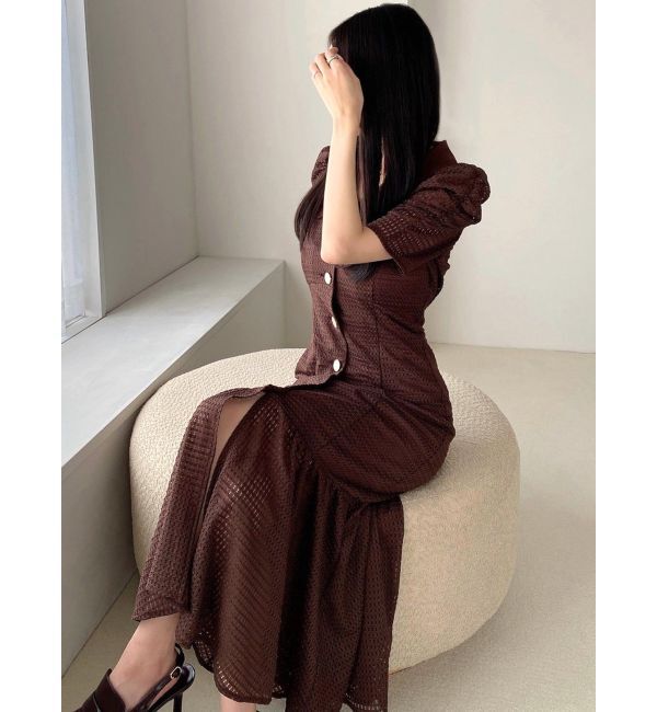 RESEXXY「ラッセルマーメイドワンピース」|ワンピース|ブラウン