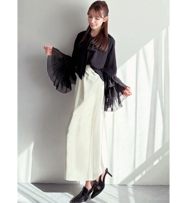 RESEXXY「ワイドスリーブラッフルボリュームブラウス」|シャツ・ブラウス|