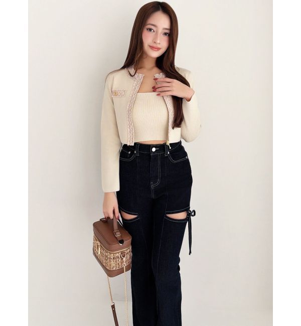 RESEXXY「ツイードデザインアンサンブル」|ニット・セーター|