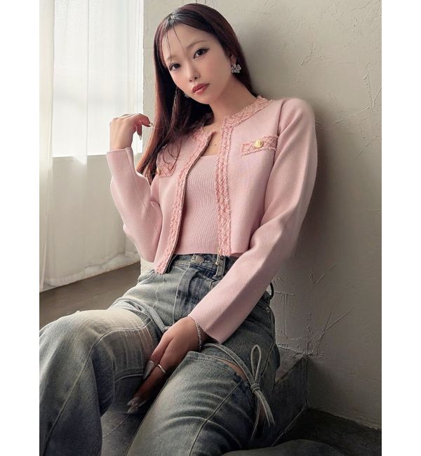 RESEXXY「ツイードデザインアンサンブル」|ニット・セーター|