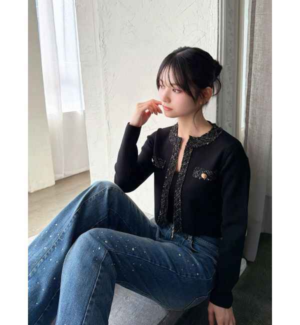 RESEXXY「ツイードデザインアンサンブル」|ニット・セーター|