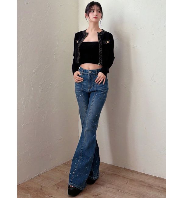 RESEXXY「ツイードデザインアンサンブル」|ニット・セーター|