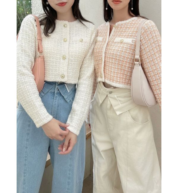 dazzlin「【CanCamタイアップ】カーブラインデニムパンツ」|デニム|