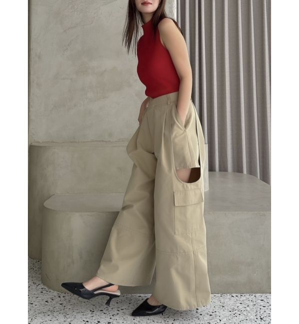 dazzlin「サイドオープンカーゴワイドパンツ」|その他|