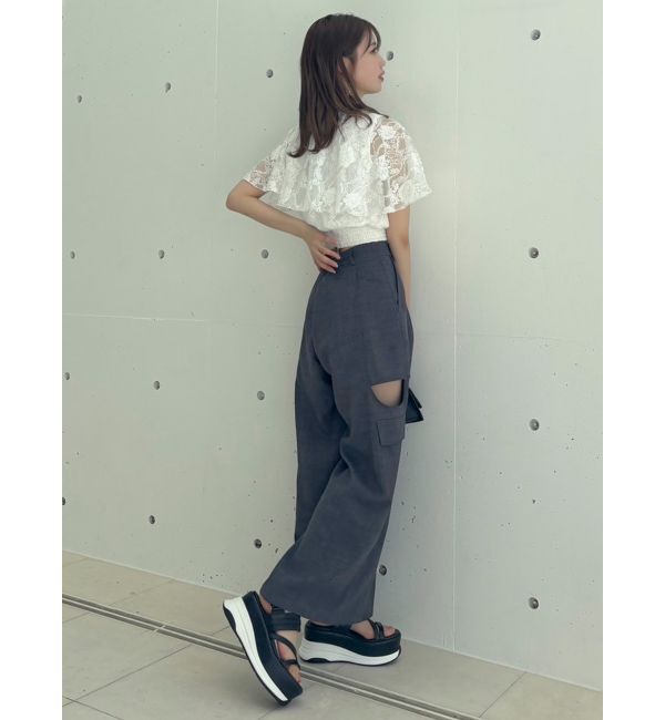 dazzlin「サイドオープンカーゴワイドパンツ」|その他|