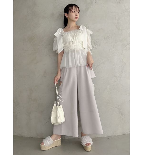 dazzlin「サイドオープンカーゴワイドパンツ」|その他|