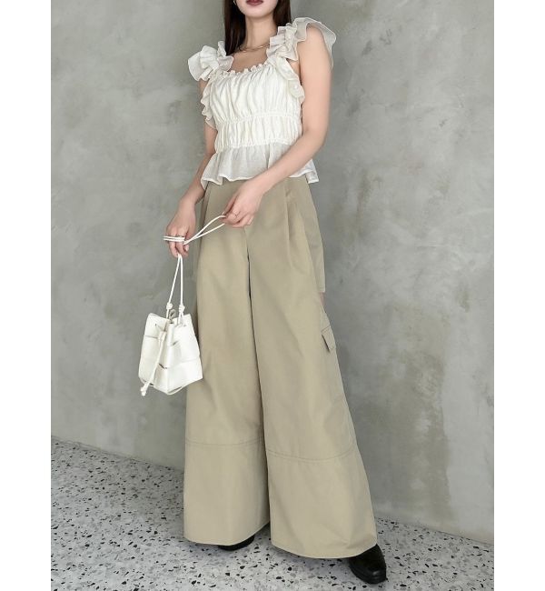 dazzlin「サイドオープンカーゴワイドパンツ」|その他|