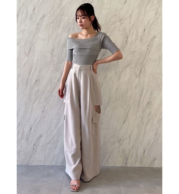 dazzlin「サイドオープンカーゴワイドパンツ」|その他|